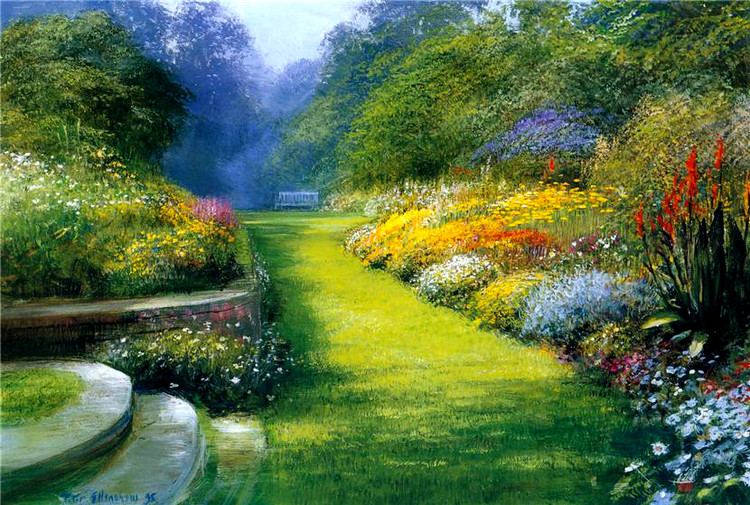 英国Peter Ellenshaw风景油画作品欣赏