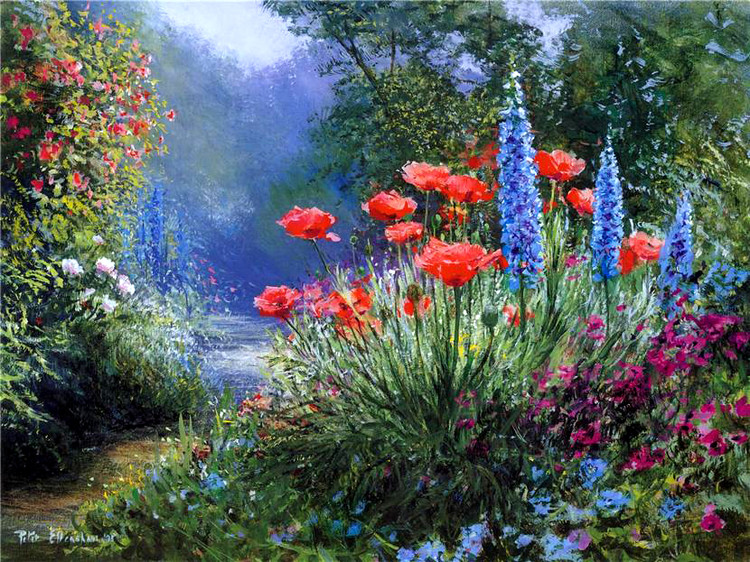 英国Peter Ellenshaw风景油画作品欣赏