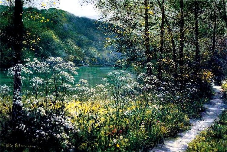 英国Peter Ellenshaw风景油画作品欣赏