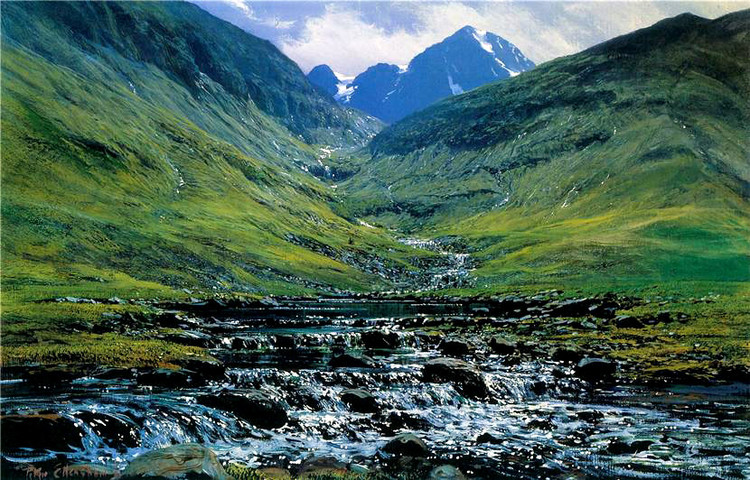 英国Peter Ellenshaw风景油画作品欣赏