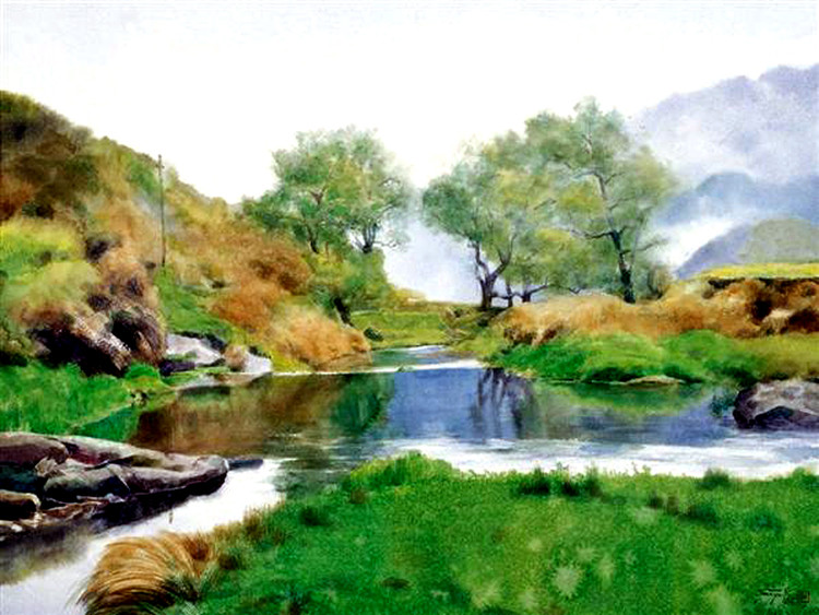 周天涯油画作品欣赏