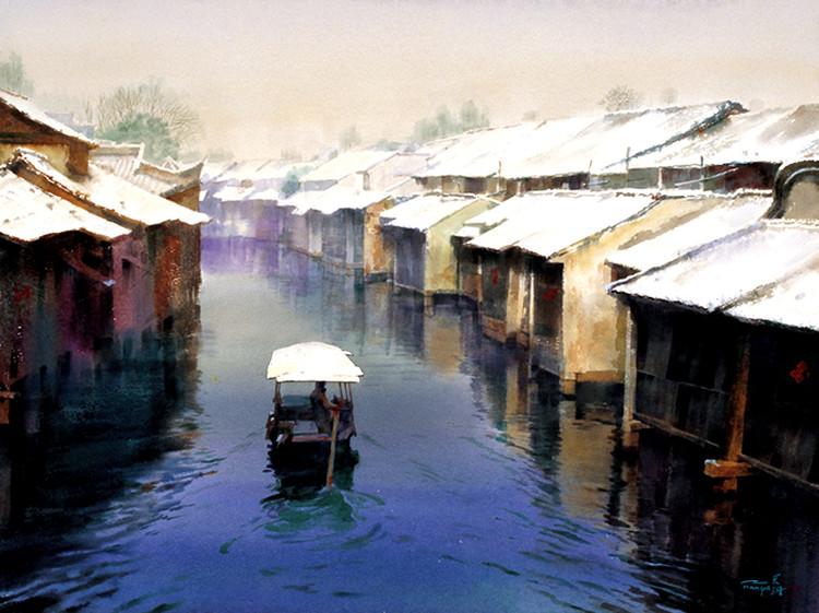 周天涯油画作品欣赏