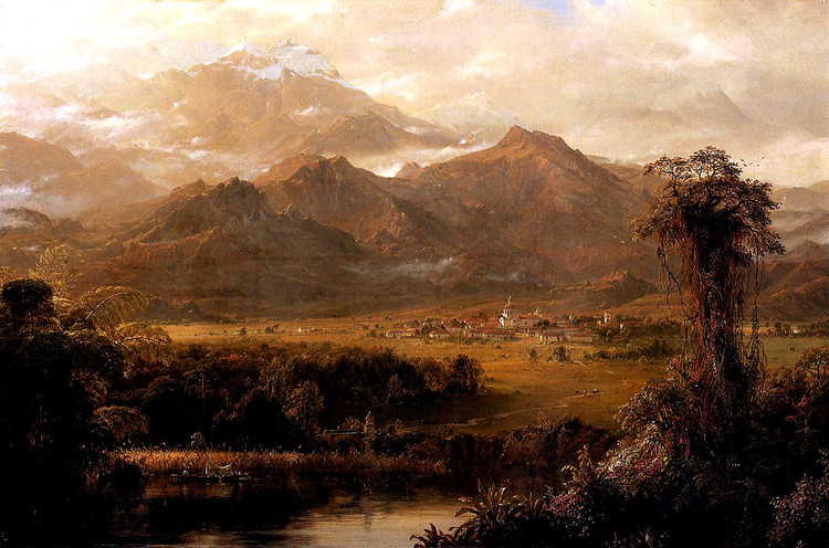 美国Frederic Edwin Church风景油画作品欣赏
