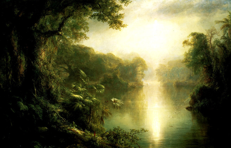 美国Frederic Edwin Church风景油画作品欣赏