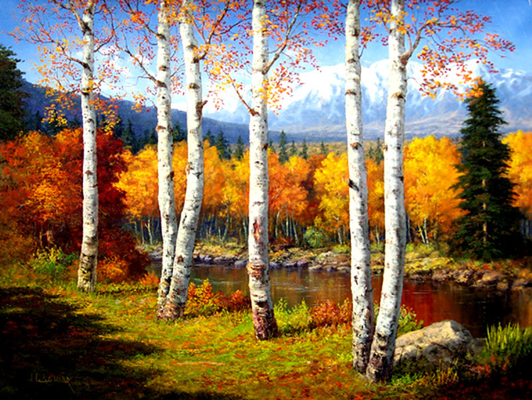 阿根廷Huertas Aguiar风景油画作品欣赏