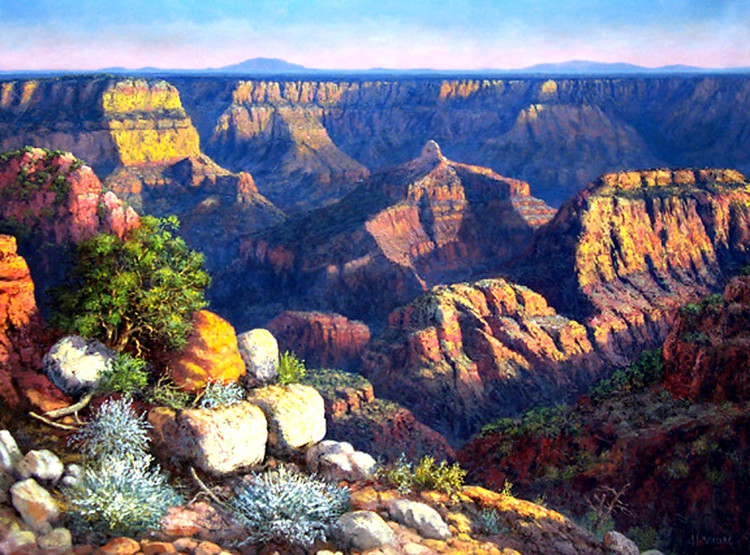 阿根廷Huertas Aguiar风景油画作品欣赏