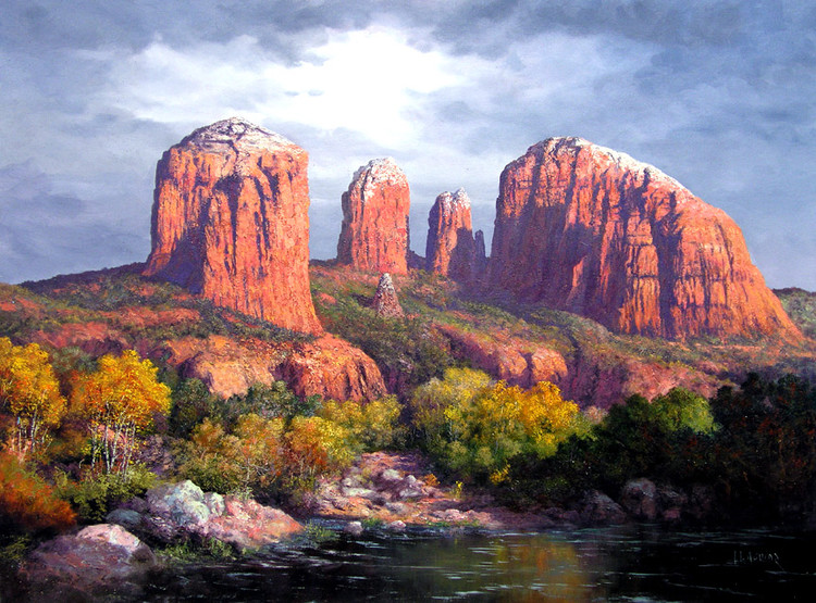 阿根廷Huertas Aguiar风景油画作品欣赏