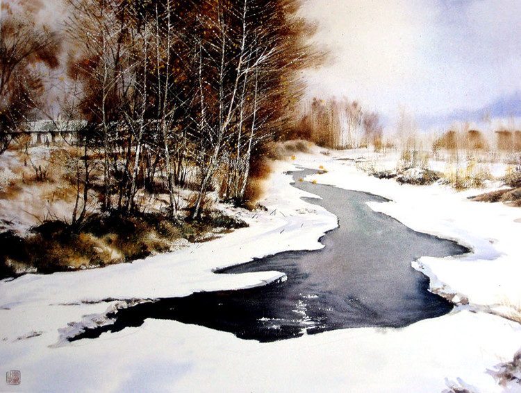 曹剑新风景油画作品欣赏