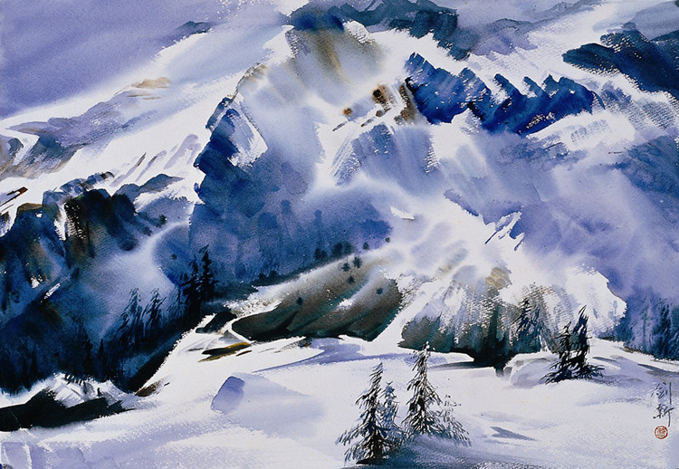 曹剑新风景油画作品欣赏