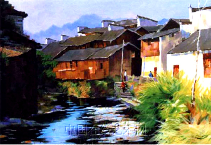 曹剑新风景油画作品欣赏