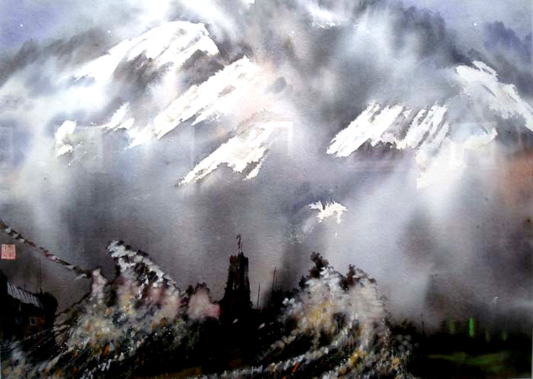 曹剑新风景油画作品欣赏