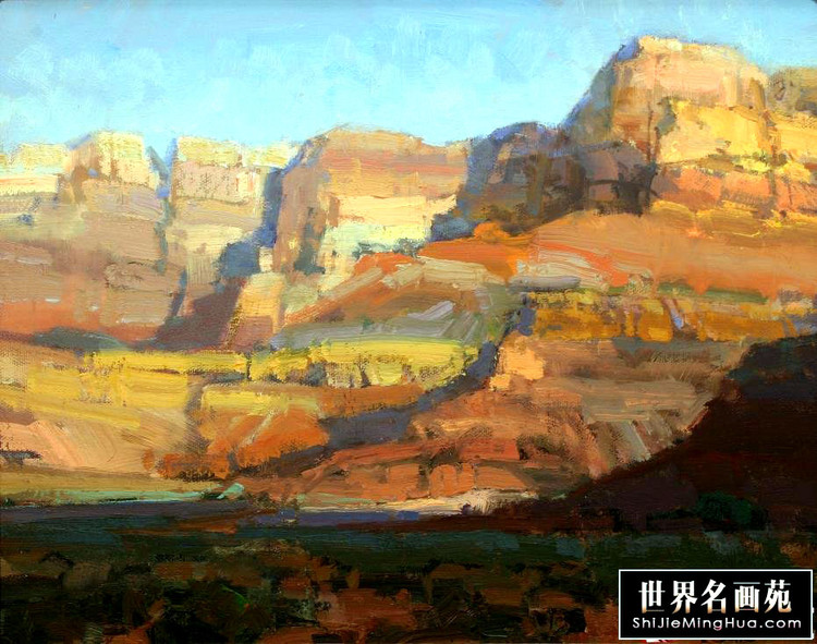 美国Kathryn Stats风景油画作品欣赏