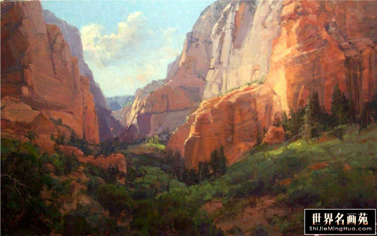 美国Kathryn Stats风景油画作品欣赏