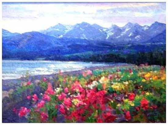 美国Kathryn Stats风景油画作品欣赏