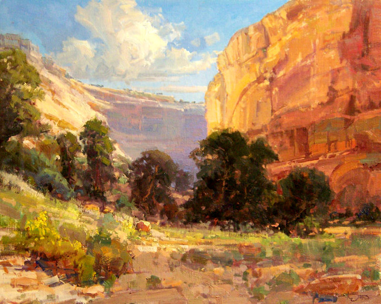 美国Kathryn Stats风景油画作品欣赏