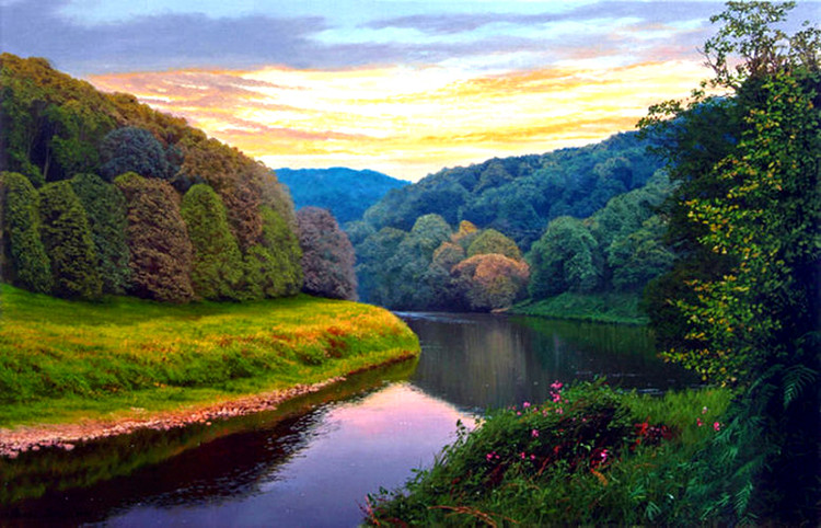 英国Michael James Smith风景油画作品欣赏