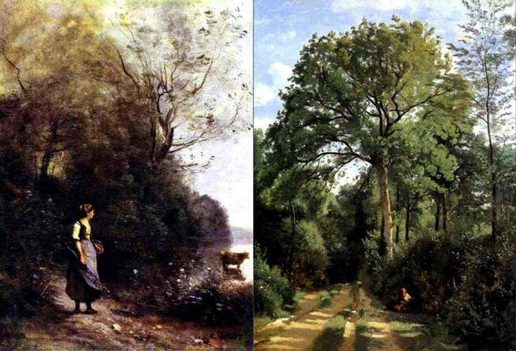 法国Jean Baptiste Camille Corot风景油画作品欣赏