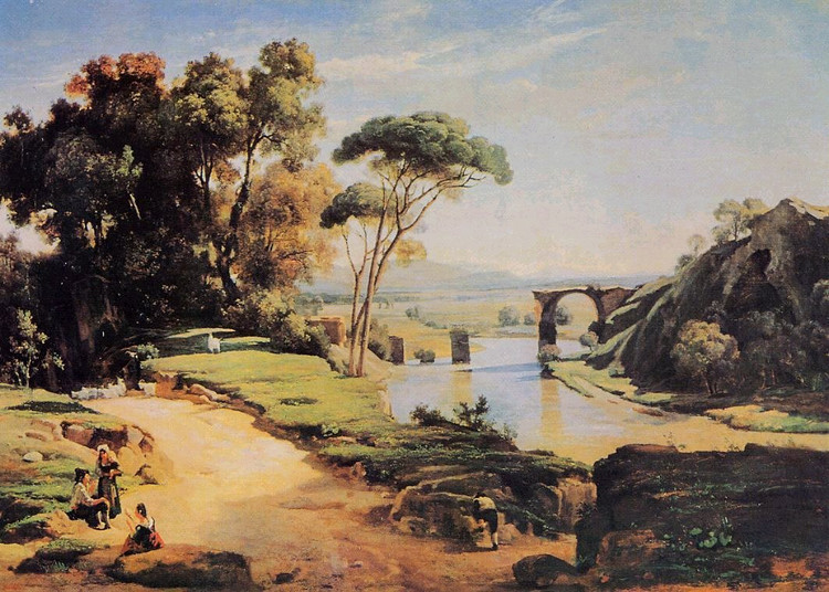 法国Jean Baptiste Camille Corot风景油画作品欣赏