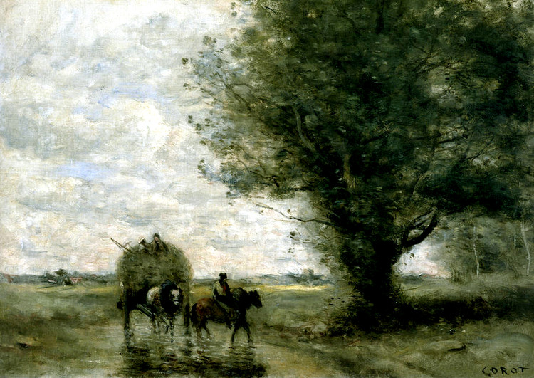 法国Jean Baptiste Camille Corot风景油画作品欣赏