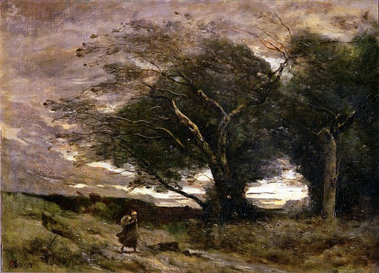 法国Jean Baptiste Camille Corot风景油画作品欣赏
