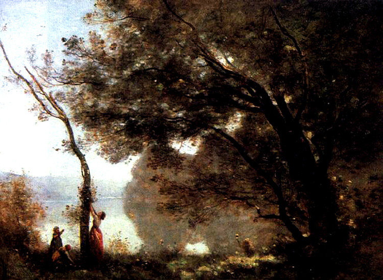 法国Jean Baptiste Camille Corot风景油画作品欣赏