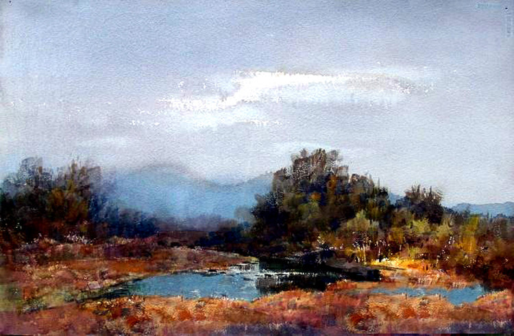 王礼风景油画作品欣赏
