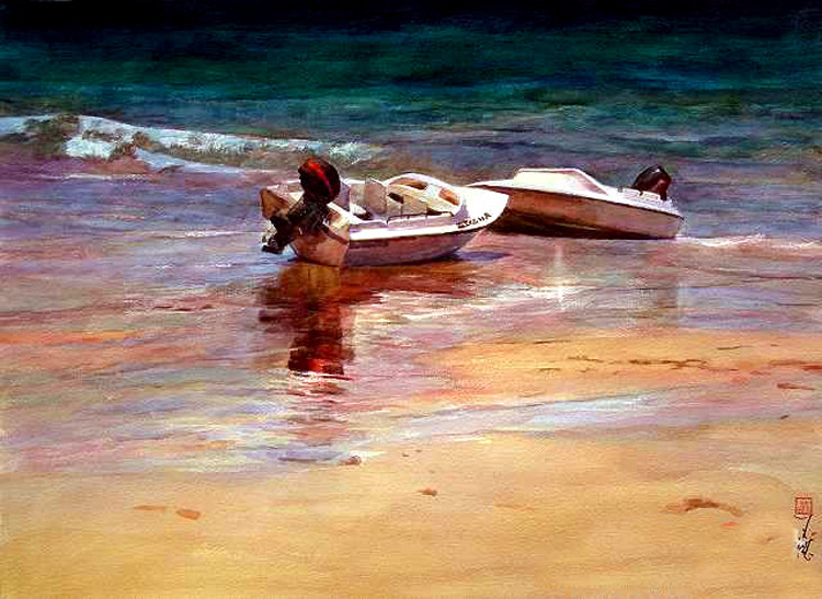 王礼风景油画作品欣赏