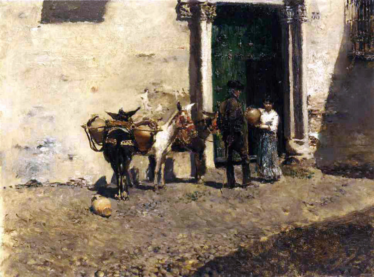 美国Blum Robert Frederick风景油画作品欣赏