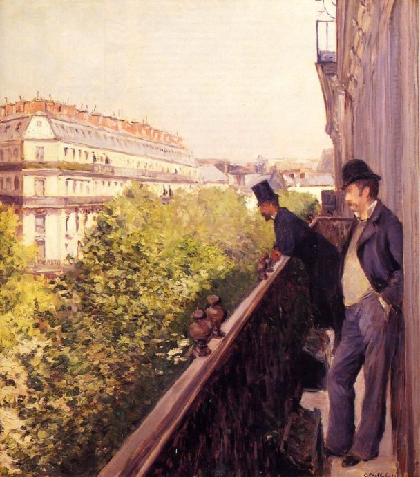 法国印象派画家居斯塔夫·卡耶博特（Gustave Caillebotte）油画作品欣赏