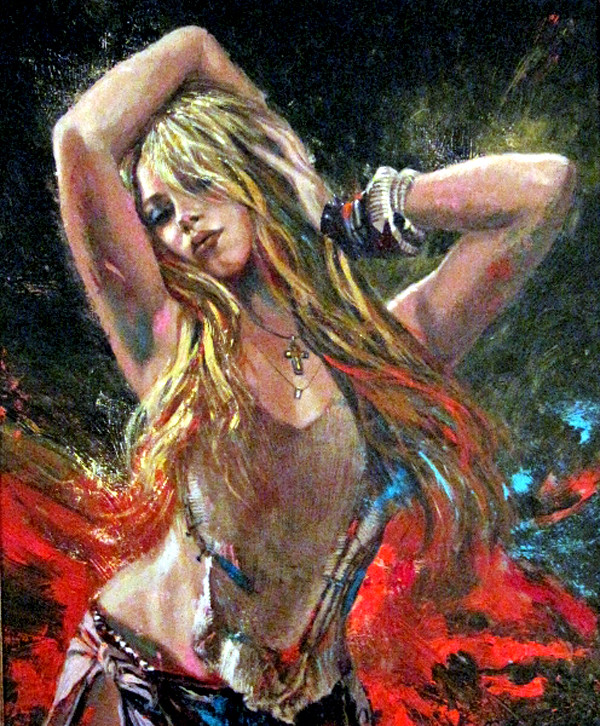 南斯拉夫Nenad Mirkovich人物油画作品欣赏