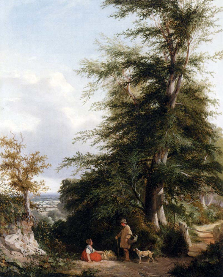 英国亨利·约翰·博丁顿（Henry John Boddington）风景油画作品欣赏