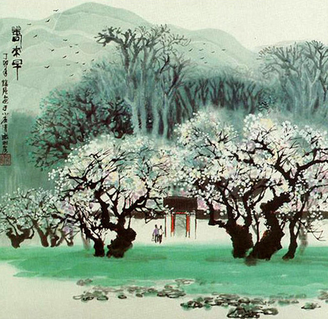 何镇强风景油画作品欣赏