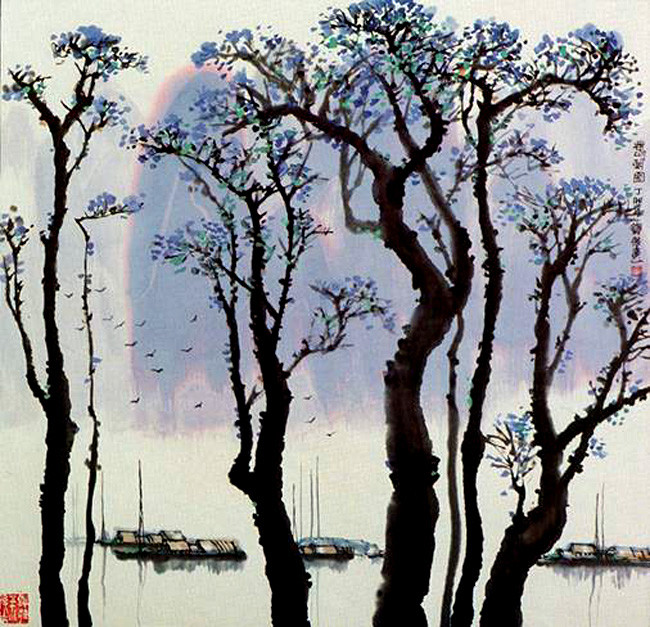 何镇强风景油画作品欣赏
