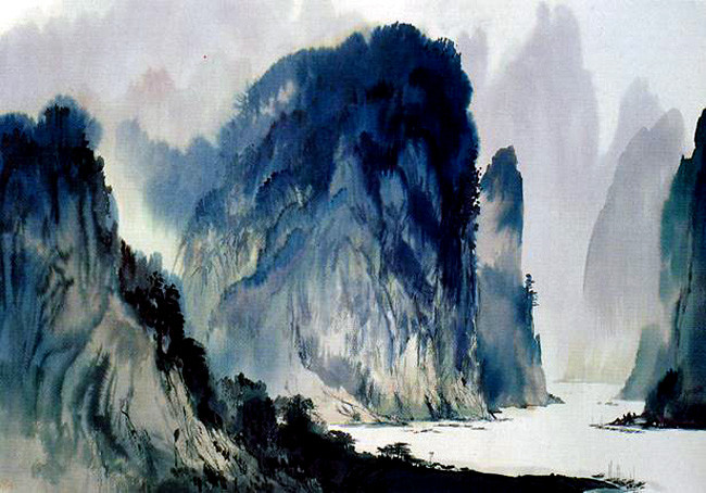 何镇强风景油画作品欣赏