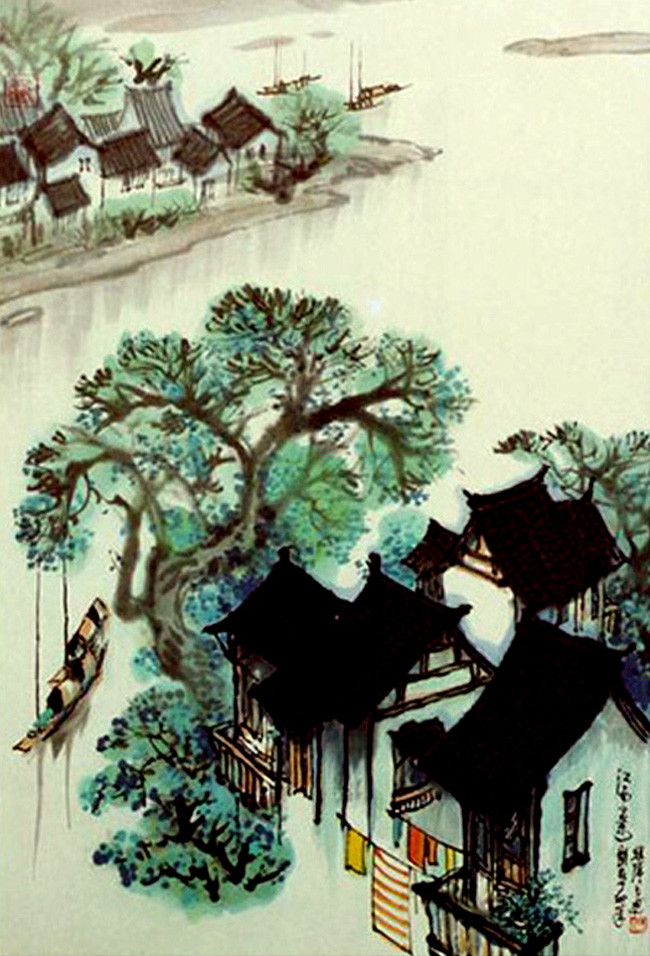 何镇强风景油画作品欣赏