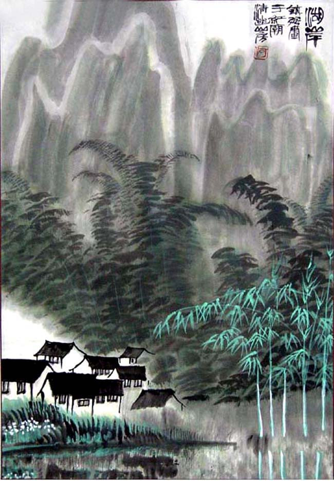 何镇强风景油画作品欣赏