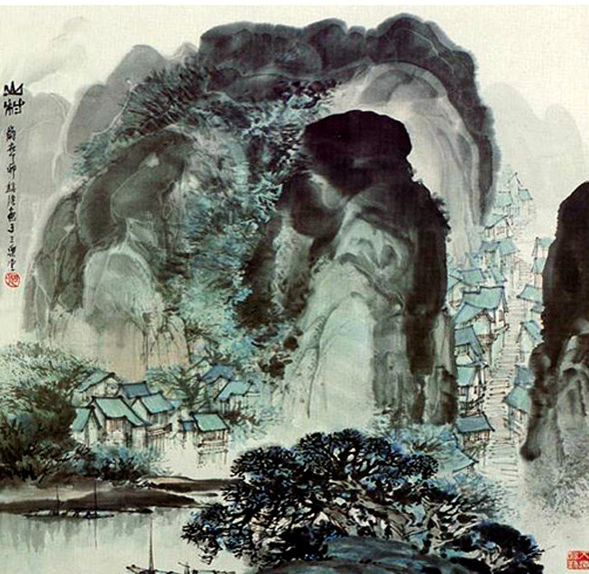 何镇强风景油画作品欣赏