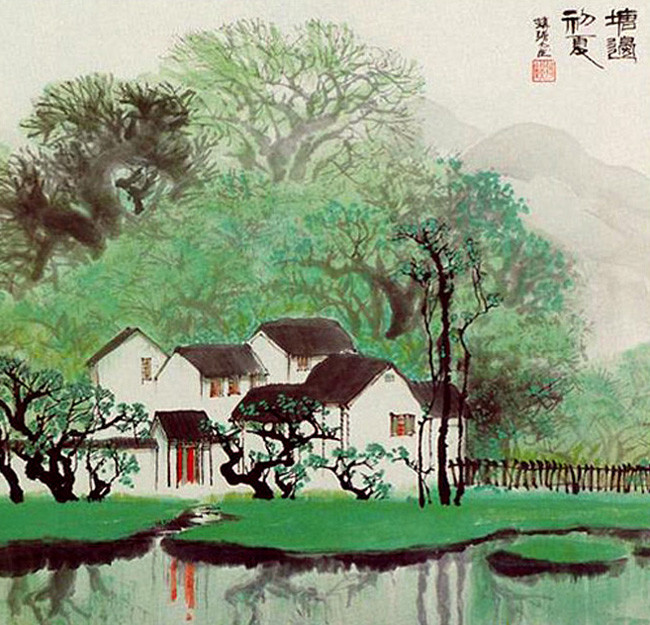 何镇强风景油画作品欣赏