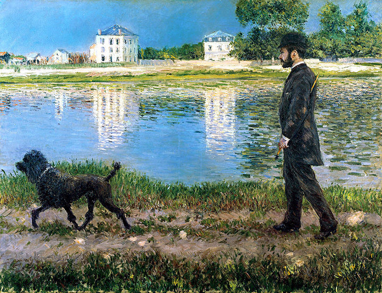 法国居斯塔夫·卡耶博特（Gustave Caillebotte）风景油画作品欣赏