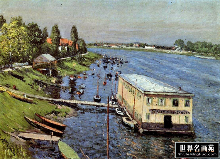 法国居斯塔夫·卡耶博特（Gustave Caillebotte）风景油画作品欣赏