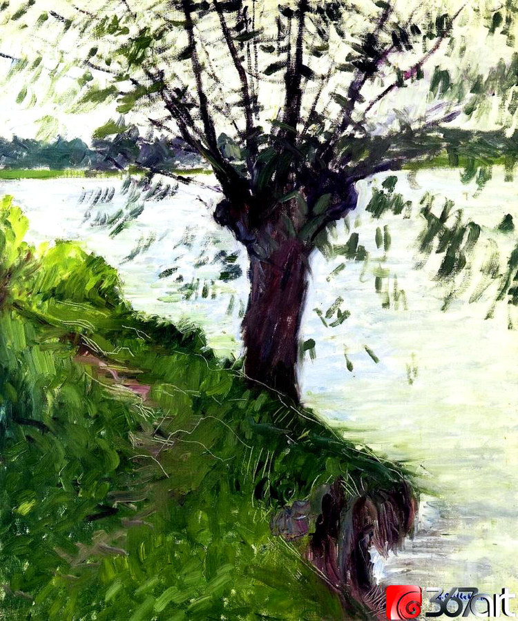 法国居斯塔夫·卡耶博特（Gustave Caillebotte）风景油画作品欣赏