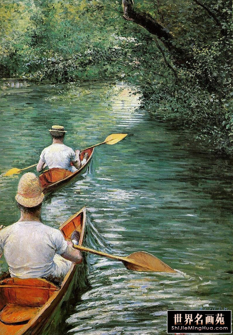 法国居斯塔夫·卡耶博特（Gustave Caillebotte）风景油画作品欣赏