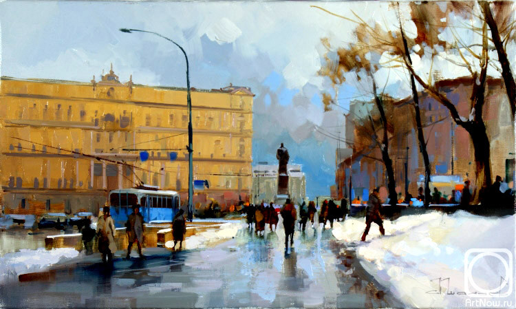 俄罗斯Shalaev Alexey城市风景油画作品欣赏