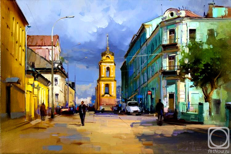 俄罗斯Shalaev Alexey城市风景油画作品欣赏