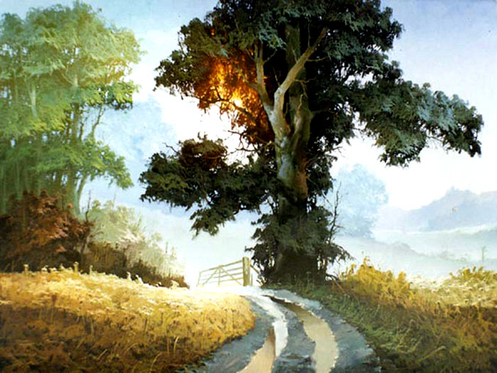 俄罗斯Виктор Быков风景油画作品欣赏