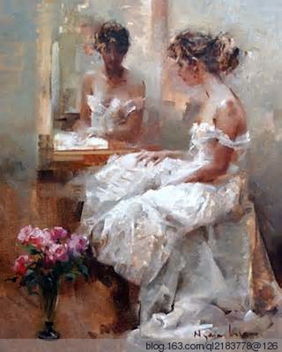 西班牙Nydia Lozano人物油画作品欣赏