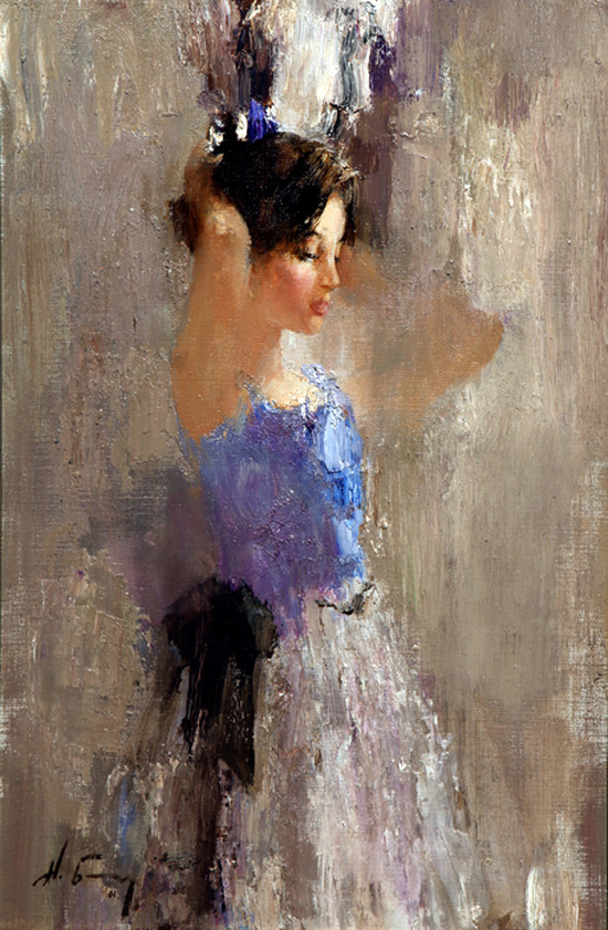 西班牙Nydia Lozano人物油画作品欣赏