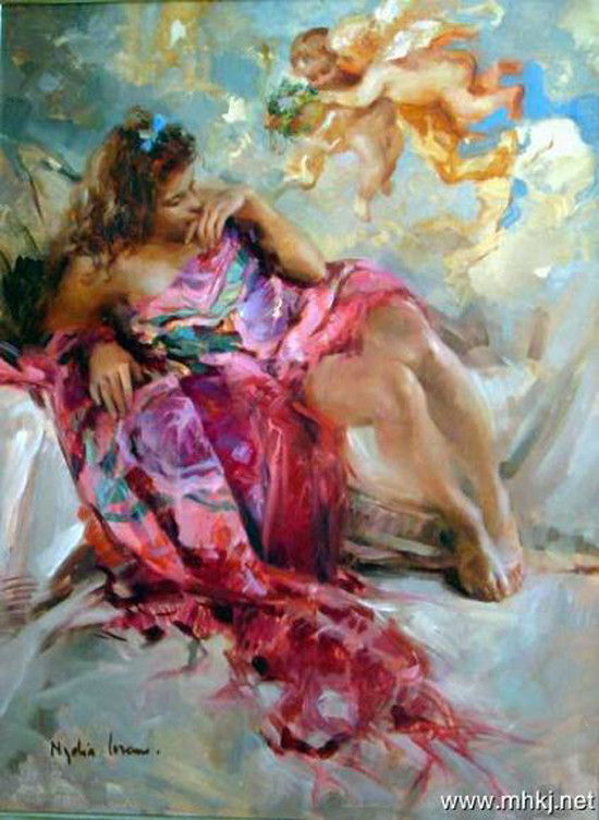 西班牙Nydia Lozano人物油画作品欣赏