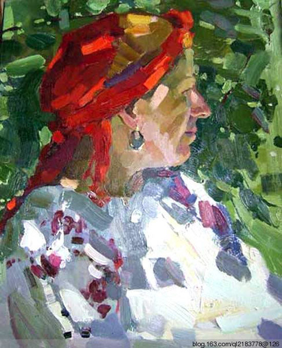 乌克兰grigorieva klimova油画人物作品