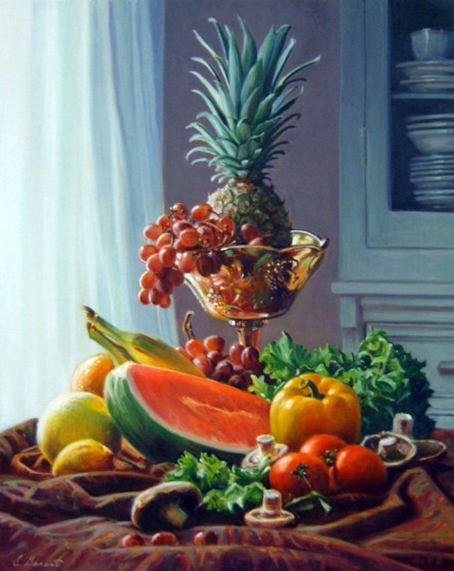 加拿大Emmanuel Garant人物油画作品欣赏